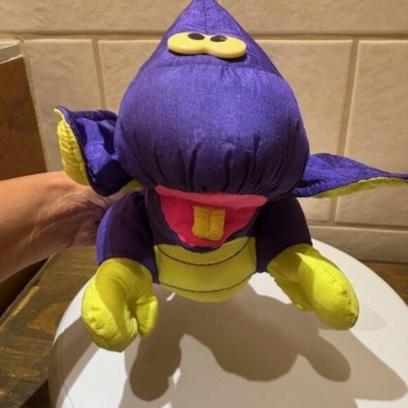 Vintage 1992 Puffalump Dinosaur Purple Fisher Price Plush PTERODACTYL Roars - Picture 6 of 10